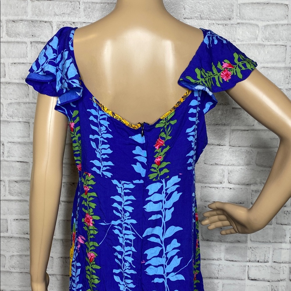 Mamo Howell Hawaii vintage mini dress floral - Picture 7 of 9